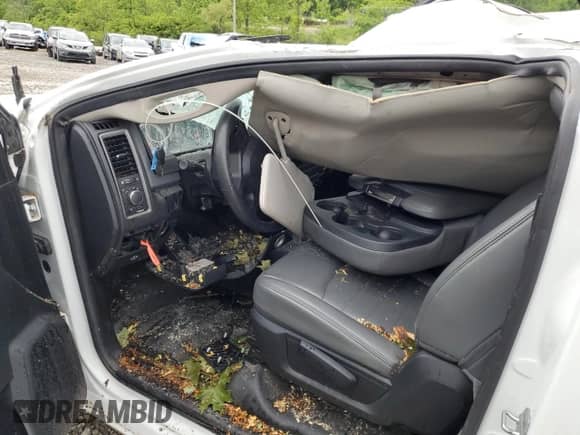 2013 Ram 1500 Tradesman with VIN 3C6JR6DG5DG596218, listed as a Copart auction lot 59677195 with 118,256 mi miles and Salvage title. Bid and sale history available at DreamBid. Image 8.