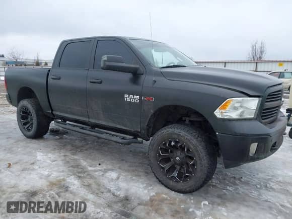 2015 Ram 1500 Outdoorsman with VIN 1C6RR7LM1FS563888, listed as a IAAI auction lot 41620266 with 155,194 mi miles and . Bid and sale history available at DreamBid. Image 1.