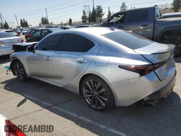 2023 Lexus IS 350 F Sport z VIN JTHGZ1B27P5060331, wystawiony jako Copart lot #55093045 z przebiegiem 29 786 mil mil oraz Szkoda całkowita • Salvage title. Historia ofert i sprzedaży dostępna na DreamBid. Obrazek 2.