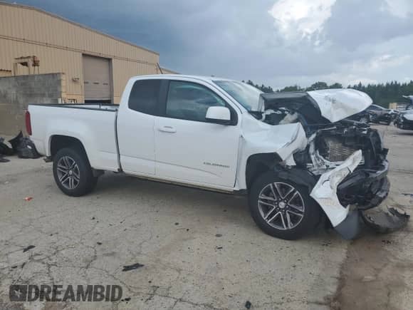 2021 Chevrolet Colorado 2WD Work Truck with VIN 1GCHSBEN6M1191677, listed as a Copart auction lot 64594955 with 103,880 mi miles and Salvage title. Bid and sale history available at DreamBid. Image 4.