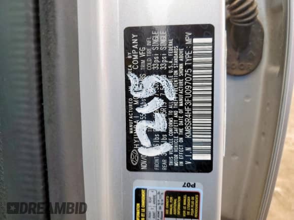 2015 Hyundai Santa Fe Limited с VIN KM8SR4HF3FU097075, выставлен на аукционе Copart как лот 81759835 с пробегом 112 378 миль миль и Списание • Salvage title. История ставок и продаж доступна на DreamBid. Изображение 14.