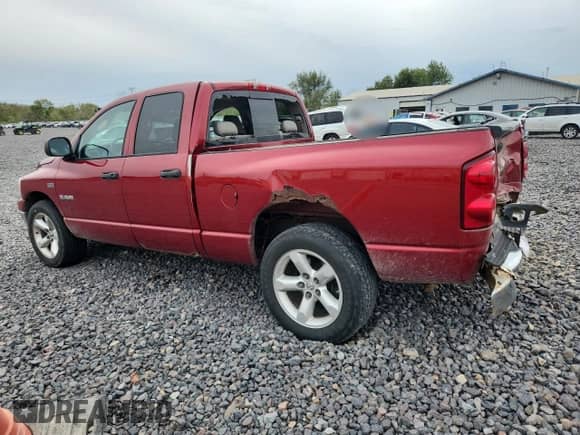 2008 Dodge 1500 SLT with VIN 1D7HA18218S622902, listed as a Copart auction lot 81007925 with 177,335 mi miles and Salvage title. Bid and sale history available at DreamBid. Image 2.