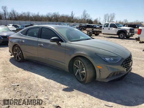 2022 Hyundai Sonata SEL Plus с VIN KMHL44J27NA225652, выставлен на аукционе Copart как лот 48671835 с пробегом 29 384 миль миль и Списание • Salvage title. История ставок и продаж доступна на DreamBid. Изображение 4.