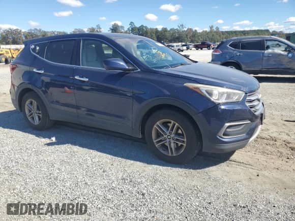 2018 Hyundai Santa Fe 2.4L z VIN 5XYZT3LB6JG543118, wystawiony jako Copart lot #82424955 z przebiegiem 175 106 mil mil oraz Czysty tytuł • Clean title. Historia ofert i sprzedaży dostępna na DreamBid. Obrazek 4.