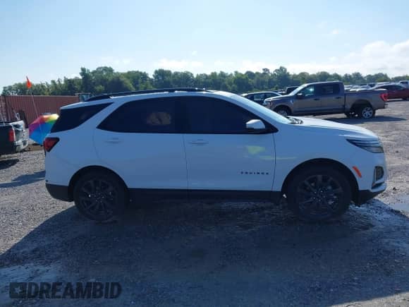 2023 Chevrolet Equinox RS with VIN 3GNAXMEG3PS155259, listed as a IAAI auction lot 42639984 with 27,999 mi miles and . Bid and sale history available at DreamBid. Image 13.