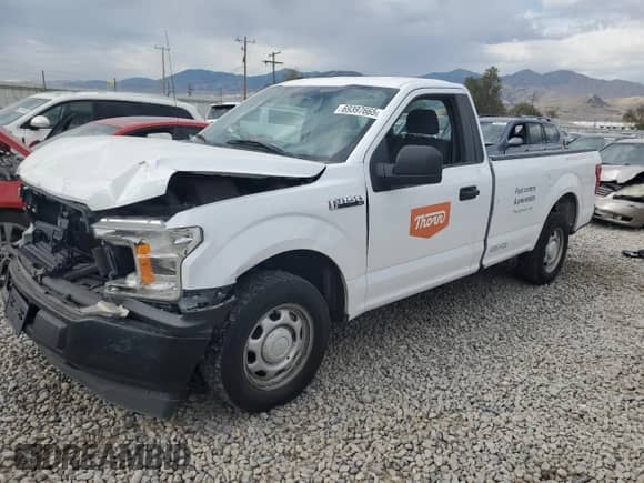 2018 Ford F-150 XL z VIN 1FTMF1CP1JKC24267, wystawiony jako Copart lot #69397665 z przebiegiem 124 532 mil mil oraz Szkoda całkowita • Salvage title. Historia ofert i sprzedaży dostępna na DreamBid. Obrazek 1.