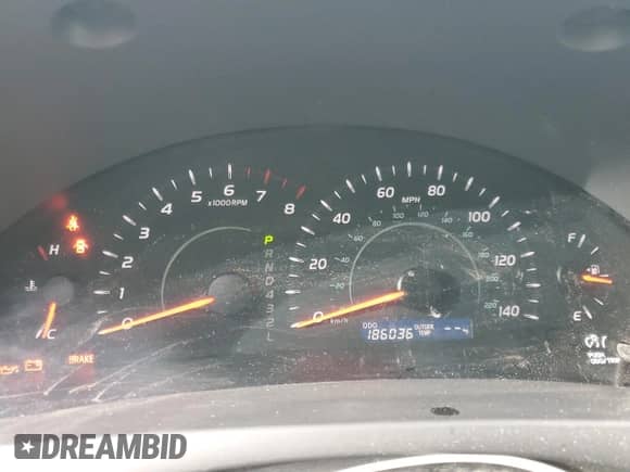 2008 Toyota Camry LE with VIN 4T4BE46K98R043106, listed as a Copart auction lot 86460315 with 186,036 mi miles and Salvage title. Bid and sale history available at DreamBid. Image 9.