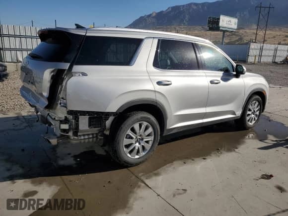 2025 Hyundai Palisade SEL with VIN KM8R2DGE8SU931461, listed as a Copart auction lot 69835635 with 9,576 mi miles and Clean title. Bid and sale history available at DreamBid. Image 3.