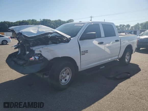 2021 Ram 1500 Tradesman z VIN 3C6RR7KG1MG564698, wystawiony jako Copart lot #63082935 z przebiegiem 36 172 mil mil oraz Nie do naprawy • Non repairable. Historia ofert i sprzedaży dostępna na DreamBid. Obrazek 1.