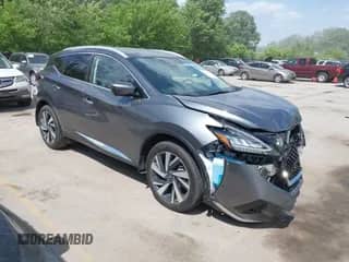 2023 Nissan Murano SL with VIN 5N1AZ2CJ9PC137016, listed as a IAAI auction lot 42290574 with 4,765 mi miles and . Bid and sale history available at DreamBid. Image 1.