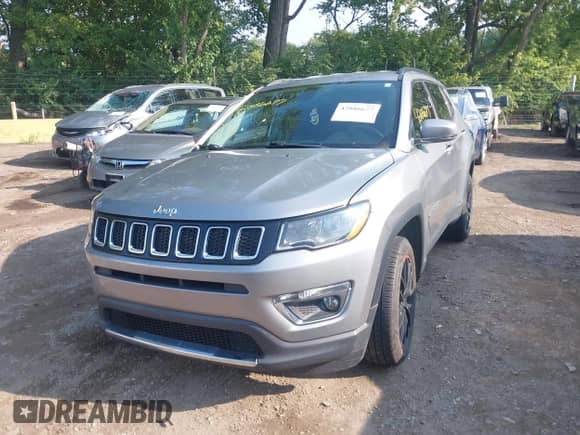 2019 Jeep Compass Limited с VIN 3C4NJDCB9KT854224, выставлен на аукционе IAAI как лот 42886677 с пробегом 54 853 миль миль и . История ставок и продаж доступна на DreamBid. Изображение 2.