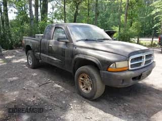 2004 Dodge Dakota with VIN 1D7HG12K34S662903, listed as a IAAI auction lot 42293034 with 168,868 mi miles and . Bid and sale history available at DreamBid. Image 1.