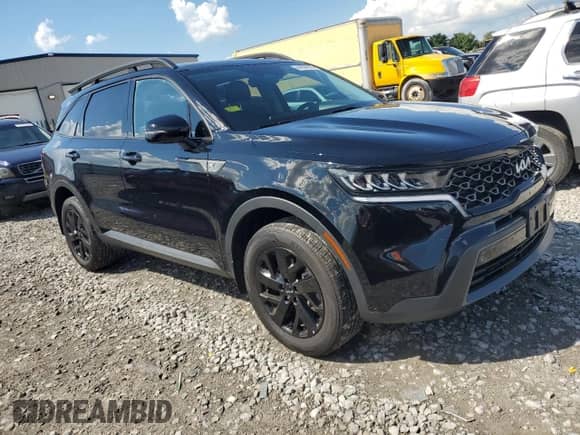2023 Kia Sorento X-Line S with VIN 5XYRLDLC4PG246761, listed as a Copart auction lot 64002845 with 26,952 mi miles and Salvage title. Bid and sale history available at DreamBid. Image 4.