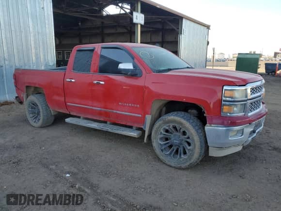 2014 Chevrolet Silverado 1500 LTZ with VIN 1GCVKSEC8EZ159463, listed as a Copart auction lot 80899655 with 132,849 mi miles and Salvage title. Bid and sale history available at DreamBid. Image 4.