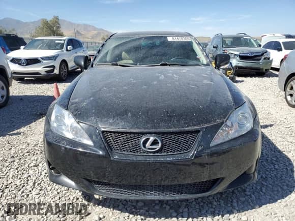 2007 Lexus IS 250 with VIN JTHCK262472016193, listed as a Copart auction lot 81470305 with 165,288 mi miles and Clean title. Bid and sale history available at DreamBid. Image 5.