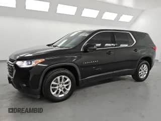 2021 Chevrolet Traverse LS z VIN 1GNERFKW3MJ166603, wystawiony jako Copart lot #69156195 z przebiegiem 44 014 mil mil oraz Czysty tytuł • Clean title. Historia ofert i sprzedaży dostępna na DreamBid. Obrazek 1.