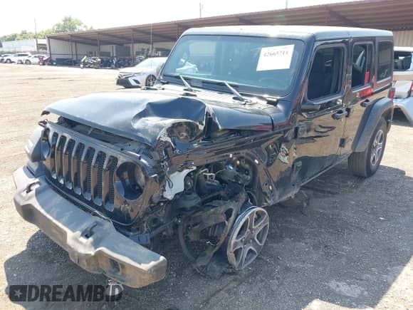 2023 Jeep Wrangler Sport S с VIN 1C4HJXDG7PW600571, выставлен на аукционе IAAI как лот 42665711 с пробегом 59 миль миль и . История ставок и продаж доступна на DreamBid. Изображение 2.