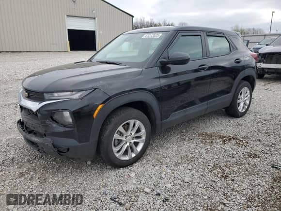 2023 Chevrolet TrailBlazer LS with VIN KL79MNSL0PB078953, listed as a Copart auction lot 51273525 with 20,838 mi miles and Salvage title. Bid and sale history available at DreamBid. Image 1.