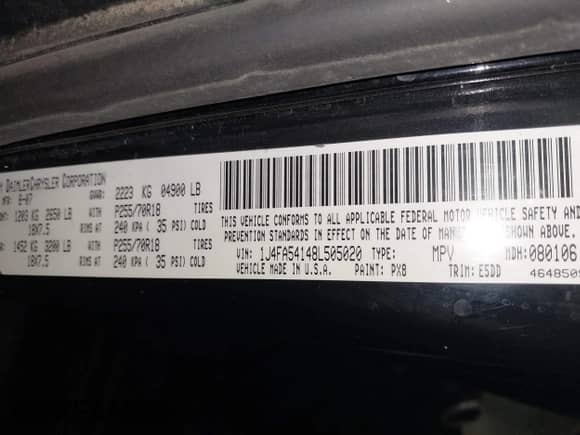 2008 Jeep Wrangler Sahara с VIN 1J4FA54148L505020, выставлен на аукционе IAAI как лот 43044141 с пробегом 185 600 миль миль и . История ставок и продаж доступна на DreamBid. Изображение 12.