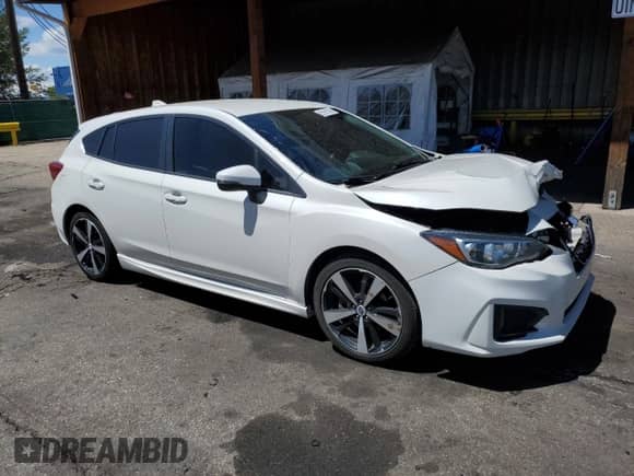 2017 Subaru Impreza Special Sports with VIN 4S3GTAK61H3738199, listed as a Copart auction lot 57181145 with 95,779 mi miles and Salvage title. Bid and sale history available at DreamBid. Image 4.