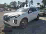 2020 Hyundai Palisade SEL with VIN KM8R44HE5LU079466, listed as a Copart auction lot 81627395 with 23,785 mi miles and Salvage title. Bid and sale history available at DreamBid. Image 1.