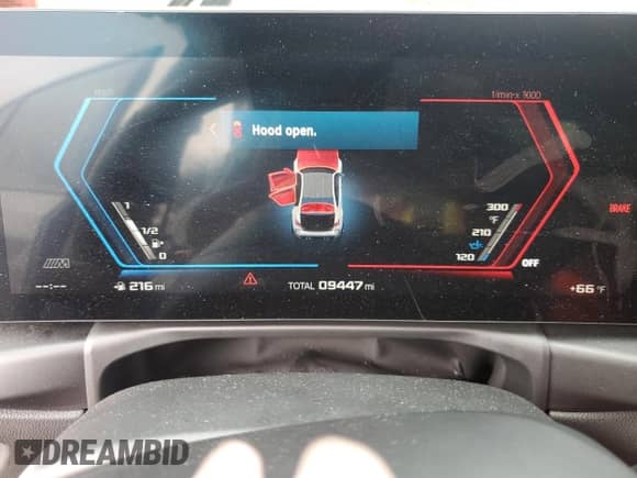 2023 BMW M3 Competition xDrive with VIN WBS43AY01PFR10341, listed as a Copart auction lot 64314395 with 9,447 mi miles and Non repairable. Bid and sale history available at DreamBid. Image 9.