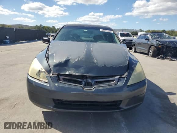 2005 Honda Accord LX with VIN 1HGCM56405A114267, listed as a Copart auction lot 80959555 with 317,565 mi miles and Salvage title. Bid and sale history available at DreamBid. Image 5.
