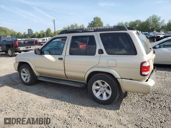 2002 Nissan Pathfinder SE with VIN JN8DR09Y92W737220, listed as a Copart auction lot 67274635 with 180,316 mi miles and Salvage title. Bid and sale history available at DreamBid. Image 2.