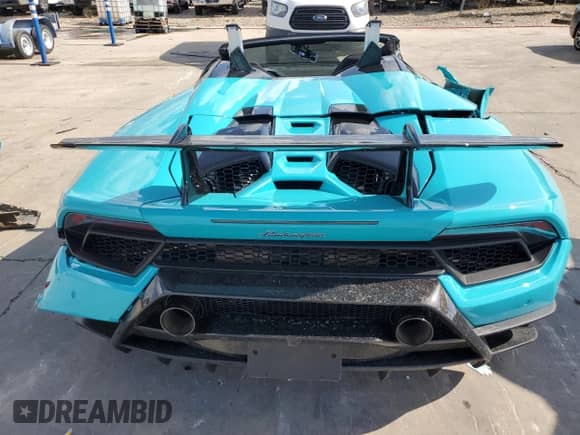 2019 Lamborghini Huracan Performante with VIN ZHWUS4ZF3KLA12102, listed as a Copart auction lot 65319274 with Not provided miles and Salvage title. Bid and sale history available at DreamBid. Image 6.