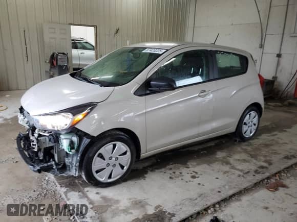 2017 Chevrolet Spark LS z VIN KL8CB6SA0HC754969, wystawiony jako Copart lot #87423225 z przebiegiem 82 847 mil mil oraz Szkoda całkowita • Salvage title. Historia ofert i sprzedaży dostępna na DreamBid. Obrazek 1.