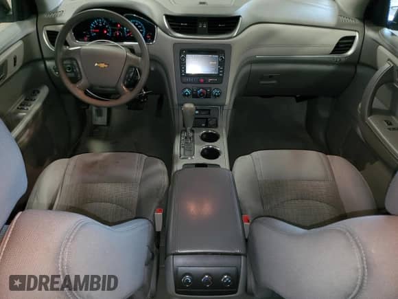 2014 Chevrolet Traverse LS z VIN 1GNKVFED3EJ130470, wystawiony jako Copart lot #67818445 z przebiegiem 207 212 mil mil oraz Czysty tytuł • Clean title. Historia ofert i sprzedaży dostępna na DreamBid. Obrazek 8.