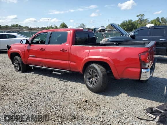 2020 Toyota Tacoma SR5 с VIN 3TMBZ5DN3LM024568, выставлен на аукционе Copart как лот 59372715 с пробегом 55 827 миль миль и На запчасти • Non repairable. История ставок и продаж доступна на DreamBid. Изображение 2.