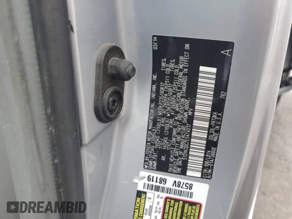 2014 Toyota Sienna XLE with VIN 5TDYK3DC7ES474017, listed as a Copart auction lot 81595945 with 185,704 mi miles and Salvage title. Bid and sale history available at DreamBid. Image 13.