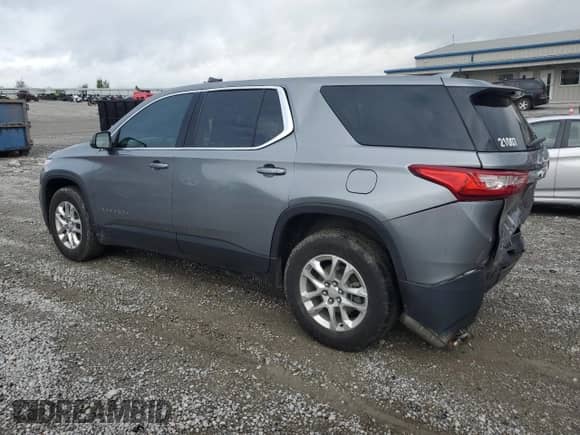 2021 Chevrolet Traverse LS with VIN 1GNERFKW0MJ171919, listed as a Copart auction lot 83944235 with 79,452 mi miles and Salvage title. Bid and sale history available at DreamBid. Image 2.