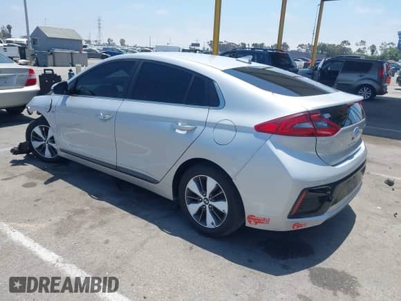 2019 Hyundai Ioniq Limited with VIN KMHC75LD1KU110907, listed as a IAAI auction lot 42663346 with 122,673 mi miles and . Bid and sale history available at DreamBid. Image 3.