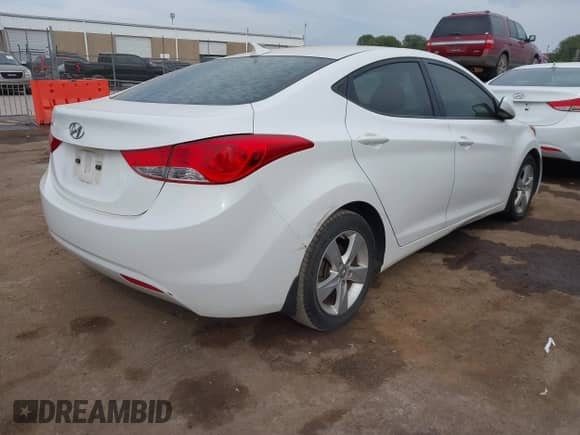 2013 Hyundai Elantra GLS with VIN 5NPDH4AE7DH406958, listed as a IAAI auction lot 43401625 with 229,317 mi miles and . Bid and sale history available at DreamBid. Image 4.