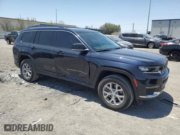 2023 Jeep Grand Cherokee Limited with VIN 1C4RJJBG4P8745673, listed as a Copart auction lot 62519415 with 48,457 mi miles and Salvage title. Bid and sale history available at DreamBid. Image 4.