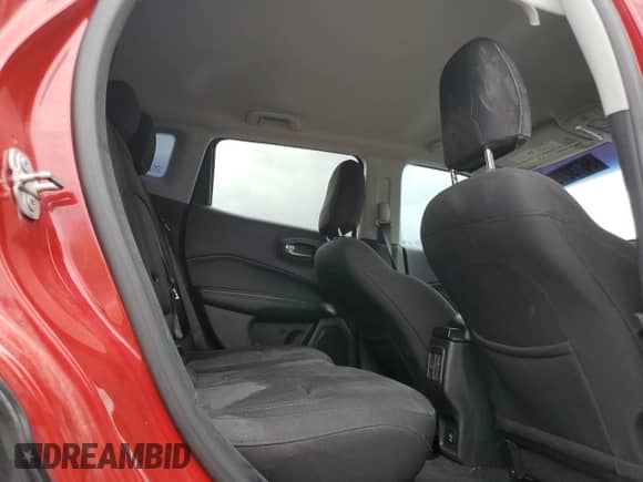 2017 Jeep Compass Sport with VIN 3C4NJDAB5HT642450, listed as a Copart auction lot 56732795 with 89,288 mi miles and Salvage title. Bid and sale history available at DreamBid. Image 11.