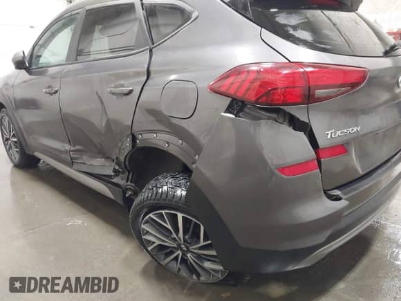2021 Hyundai Tucson SEL with VIN KM8J3CAL5MU376967, listed as a IAAI auction lot 41238801 with 35,758 mi miles and . Bid and sale history available at DreamBid. Image 17.