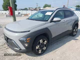 2024 Hyundai Kona SEL with VIN KM8HBCAB1RU096124, listed as a IAAI auction lot 42904719 with 26,550 mi miles and . Bid and sale history available at DreamBid. Image 2.