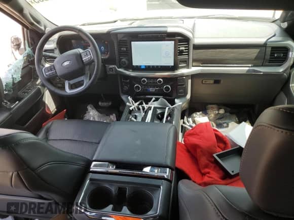 2024 Ford F-150 Lariat с VIN 1FTFW5L58RFA75357, выставлен на аукционе Copart как лот 58358555 с пробегом 5 849 миль миль и Списание • Salvage title. История ставок и продаж доступна на DreamBid. Изображение 8.