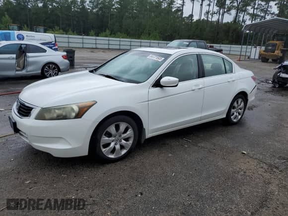 2008 Honda Accord EX-L with VIN 1HGCP26878A108530, listed as a Copart auction lot 84721845 with 165,333 mi miles and Salvage title. Bid and sale history available at DreamBid. Image 1.