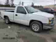 2007 Chevrolet Silverado 1500 Work Truck with VIN 1GCEC14X67Z186885, listed as a Copart auction lot 47254815 with 52,108 mi miles and Salvage title. Bid and sale history available at DreamBid. Image 4.