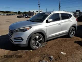 2016 Hyundai Tucson Limited z VIN KM8J3CA22GU204990, wystawiony jako Copart lot #85154345 z przebiegiem 88 439 mil mil oraz Czysty tytuł • Clean title. Historia ofert i sprzedaży dostępna na DreamBid. Obrazek 1.