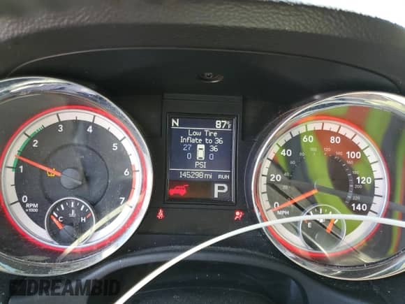 2013 Dodge Durango Citadel with VIN 1C4SDJET6DC583054, listed as a Copart auction lot 65777295 with 145,298 mi miles and Salvage title. Bid and sale history available at DreamBid. Image 9.