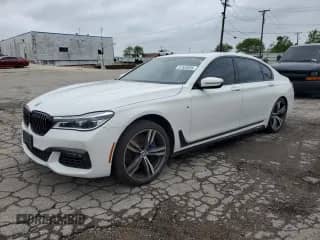 2019 BMW 7 Series 750i xDrive with VIN WBA7F2C50KB240685, listed as a Copart auction lot 57535395 with 66,300 mi miles and Clean title. Bid and sale history available at DreamBid. Image 1.