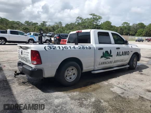 2019 Ram 1500 Tradesman with VIN 1C6RR7ST2KS663209, listed as a Copart auction lot 85298715 with Not provided miles and Non repairable. Bid and sale history available at DreamBid. Image 3.