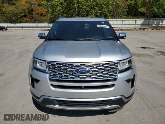 2018 Ford Explorer Platinum с VIN 1FM5K8HT9JGC23770, выставлен на аукционе Copart как лот 80616445 с пробегом 89 596 миль миль и Списание • Salvage title. История ставок и продаж доступна на DreamBid. Изображение 5.