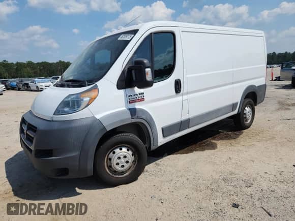 2017 Ram ProMaster Cargo с VIN 3C6TRVAGXHE512189, выставлен на аукционе Copart как лот 62309115 с пробегом 121 778 миль миль и Списание • Salvage title. История ставок и продаж доступна на DreamBid. Изображение 1.