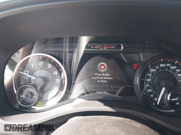 2021 Ram 1500 TRX with VIN 1C6SRFU98MN804461, listed as a IAAI auction lot 42300032 with 28,735 mi miles and . Bid and sale history available at DreamBid. Image 7.